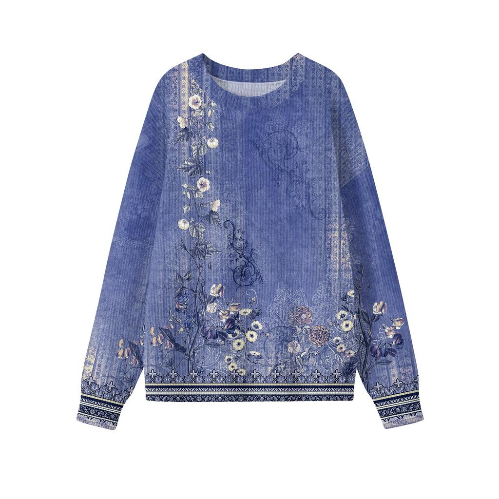 Женские повседневные топы на каждый день Вязаный свитер