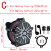 RSD Mar Turbo Venturi Air Cleaner Intake Filter For Harley Sportster XL 883 1200 Dyna FXD FXDB Touring FLHRC FLHTC Softail FXSTB