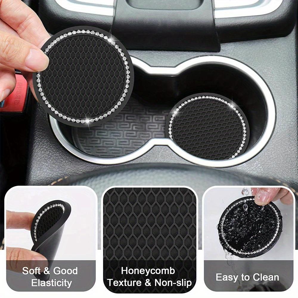 Car Coaster Water Cup Bottle Holder Anti-slip Pad Mat Silica Gel Waterproof for Interior Decoration Car Styling Accessories