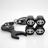 QHJS9 Tapas  Válvula  Neumático para Coche, Tapones Antipolvo para Válvulas  Aire  Automóvil para Toyota Corolla, Camry, RAV4,