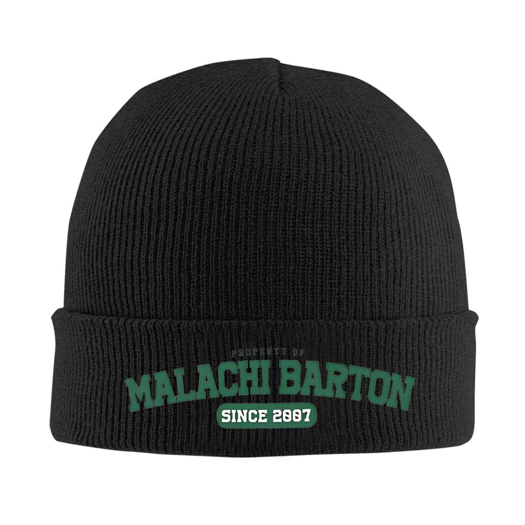 Malachi Barton Knitted Hat Beanie Hats Hippie Elastic Unisex Adult Bonnet Hats Autumn Winter Graphic Vintage Caps Gift Idea