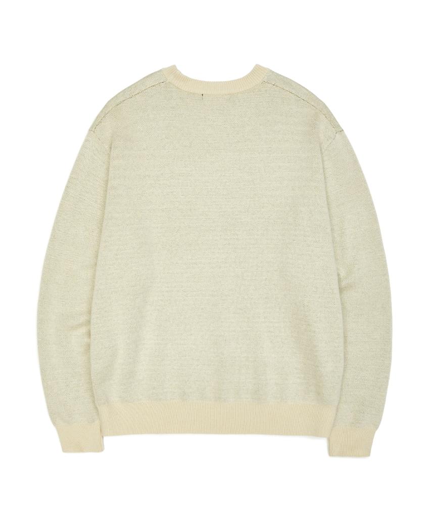 MARK GONZALES Happy Shmu Graphic Knit - Ivory