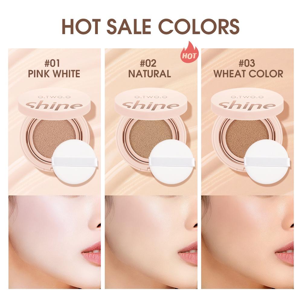 O.TWO.O Air Cushion BB Cream Natural Long-lasting Waterproof Brighten 3 Colors Cosmetics for Women