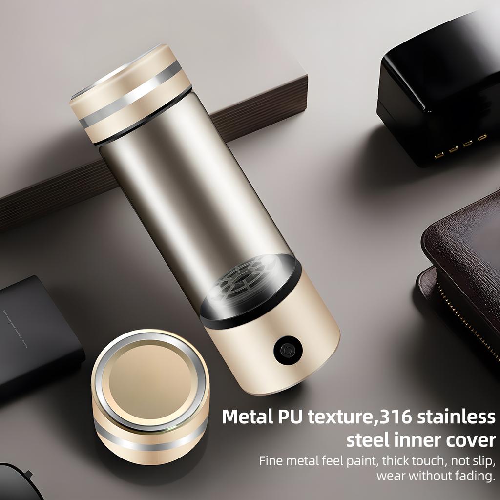 Портативный генератор водородной воды в бутылках с технологией SPE и PEM. Перезаряжаемая водородная вода.