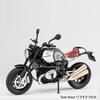 1:12 Scale R Nine T HP4 Motorcycle Model Car Toy Alloy Diecast Light Music Shock Absorption Motor Miniature Models Ornament Gift