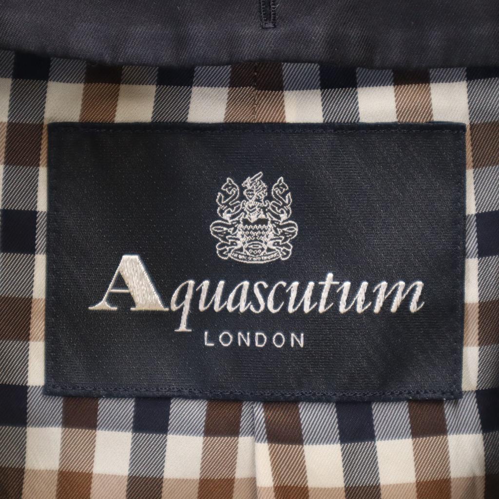 Aquascutum LONDON сделано в Японии тренч 8 темно-синий Женский Б/у