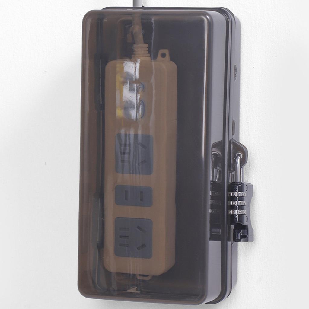 Пластиковая защитная крышка для розетки, водонепроницаемая коробка для укладки кабелей, защитная крышка для электрической розетки, наружная электрическая коробка