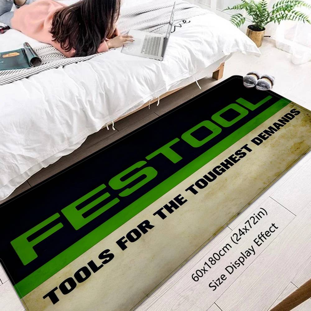 F-Festool Длинные коврики в скандинавском стиле Домашний коврик для прихожей Ванная-Туалет Коврики Спальня Прикроватная зона Коврики