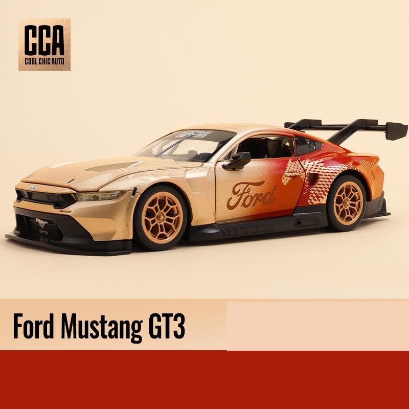 1:24 BMW M4 GT3 Alloy Sports Car Model Diecasts Metal Racing Car Vehicles Model Simulation Sound Light Collection Kids Toys Gift