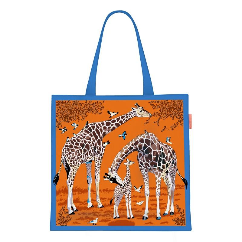 Spring new printed handbag women's oil painting series handbag shoulder bag tote bag fashion canvas bag