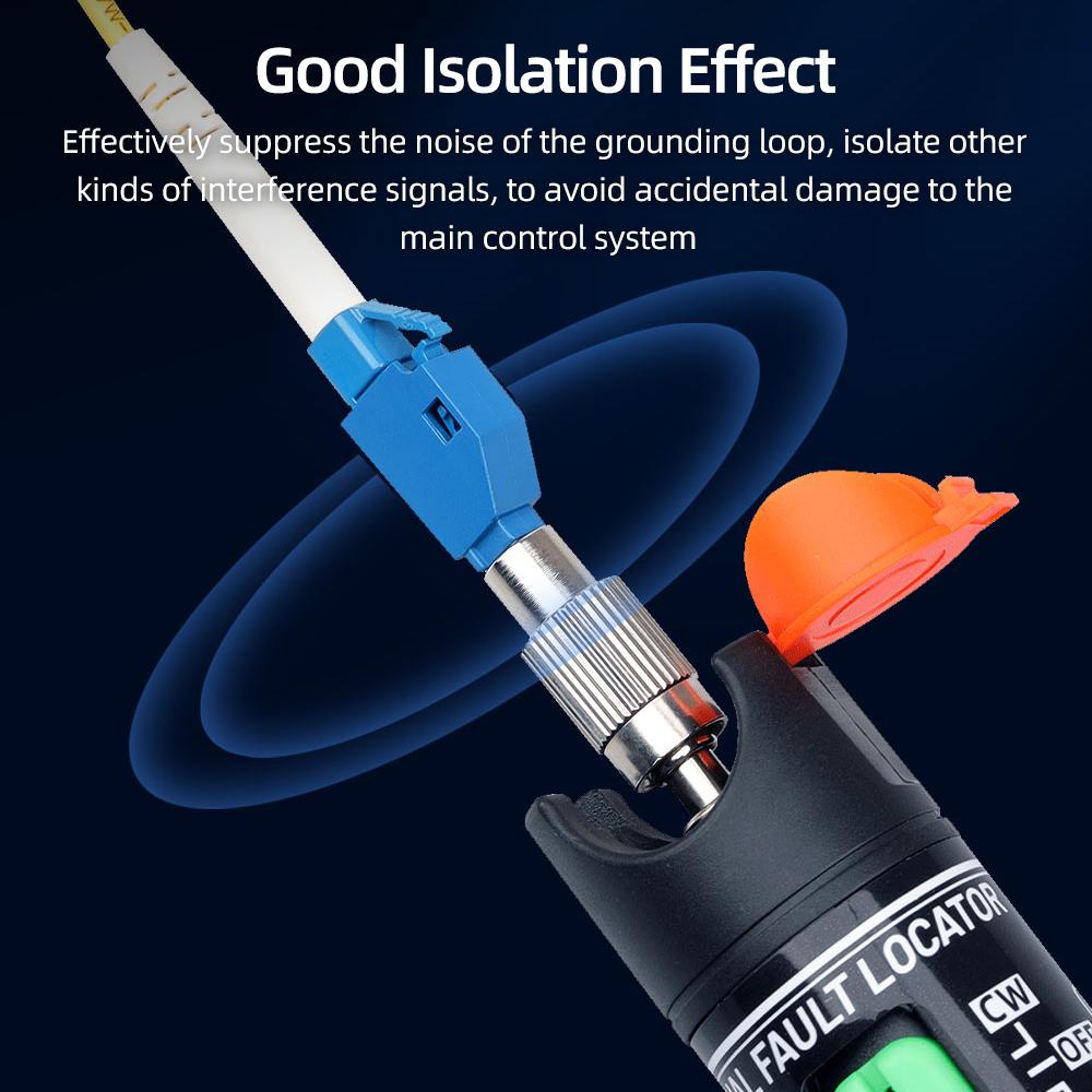 Visual Fault Locator Adapter Optic Connector SC Male to LC Female Optical Adapter Stable Performance Low Loss