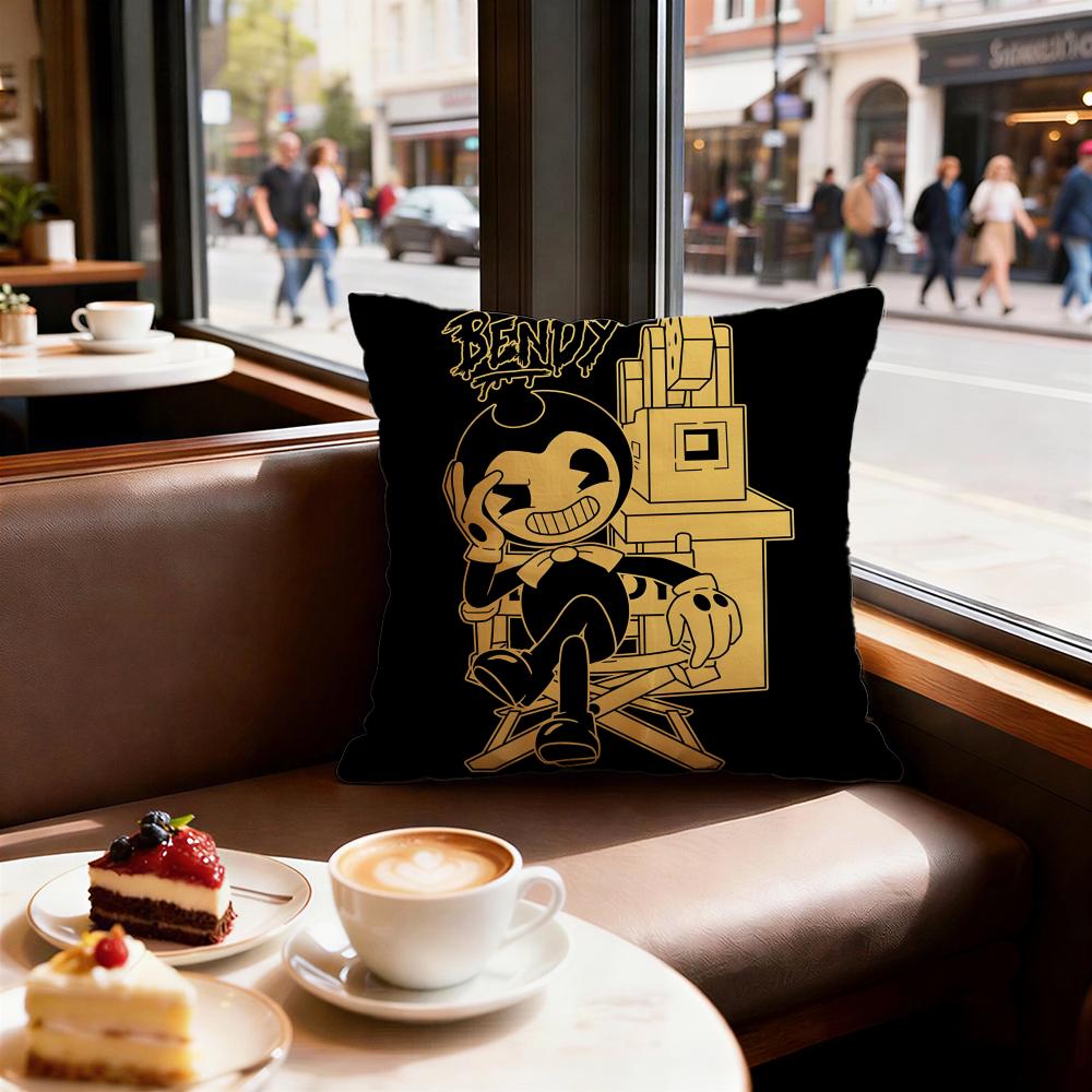 Game Bendy and the Ink Machine Cushion Cover Decorative Cushions Covers Cover Sofa x Pillow Piece x x Pillowcase