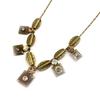 [D2420] - Designer Necklace 'Phedre' Brown