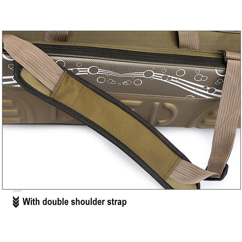 Рыболовная сумка 80/90/100/120/125/130 см 2/3/4-слойная рыболовная сумка Оксфорд Складная удочка Сумка для катушки Сумки для хранения рыболовных снастей Дорожный чехол X402G