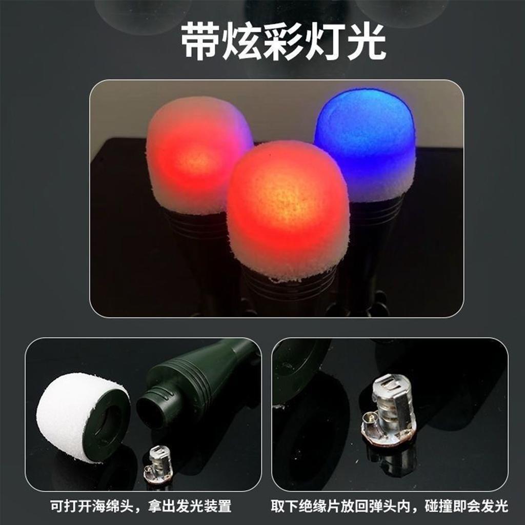 RPG Quadruple Toy Rocket Launcher Shooting Soft Bullet Weapo Children Outdoor Game Fake Gun Toy For Birthday Gifts Movie Props