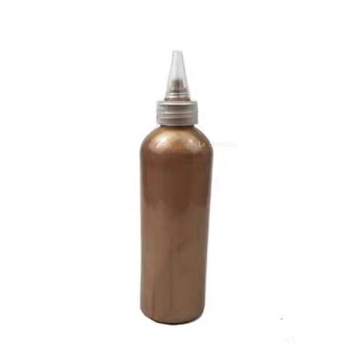 60ml/500ml Metallic Acrylic Pigment Light and Water Resistant Gold/Silver/Copper Dye Hand-DIY Plaster Doll Buddha Graffiti Paint