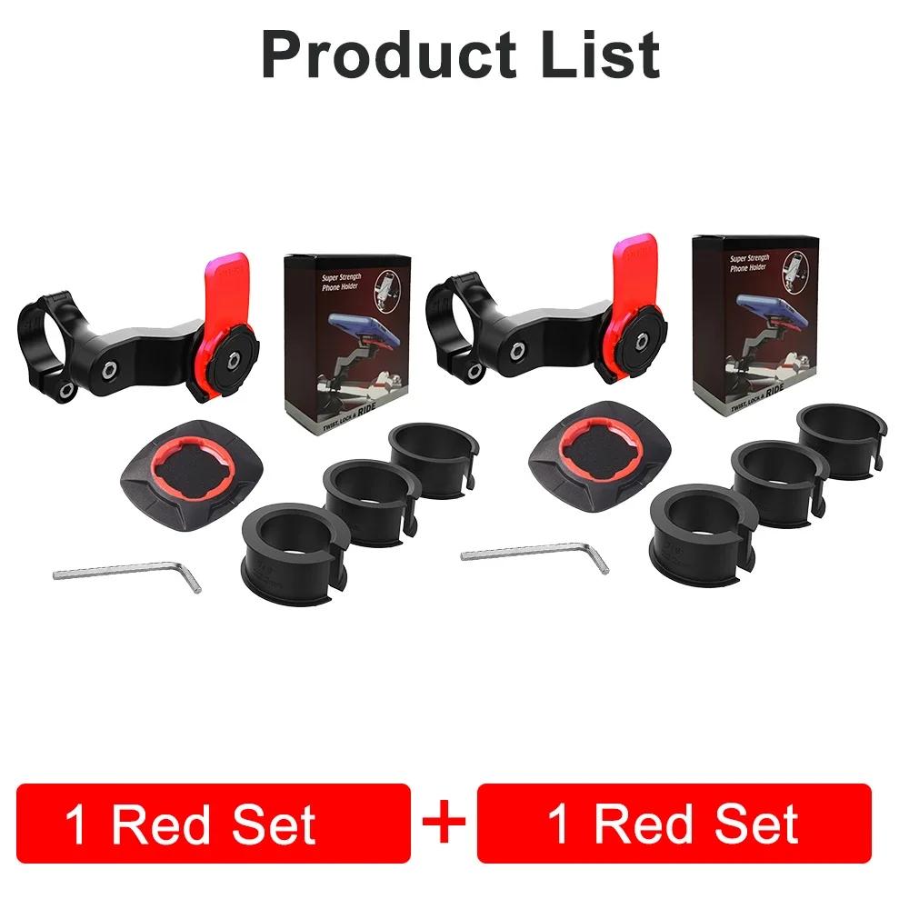 Держатель для телефона для мотоцикла, велосипеда, противоскользящий амортизатор, подставка-держатель для телефона, вращающийся на 360°, противоударный, кронштейны для крепления телефона на руль