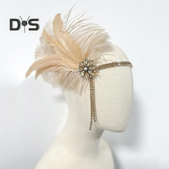 Комплект украшений 1920-х годов, повязка на голову, перчатки, серьги, сверкающие серьги, головной убор с пайетками, бусины, аксессуары для ролевых игр