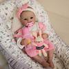 Original Brand 48cm Reborn Dolls Bettie Full Silicone Body Newborn Dolls with Exquisite 3D Painting Visible Venous Blood Simulation Doll Kid Xmas Gift