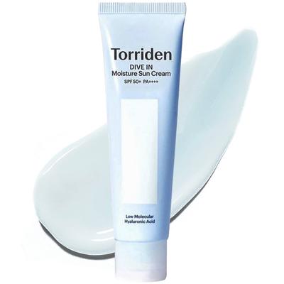 Torriden Watery Moisture Sun Cream 60мл Крем [TORRIDEN] Dive-in / Солнцезащитный крем/Солнце / SPF50+ PA++++ [Официальный/Оригинальный продукт]