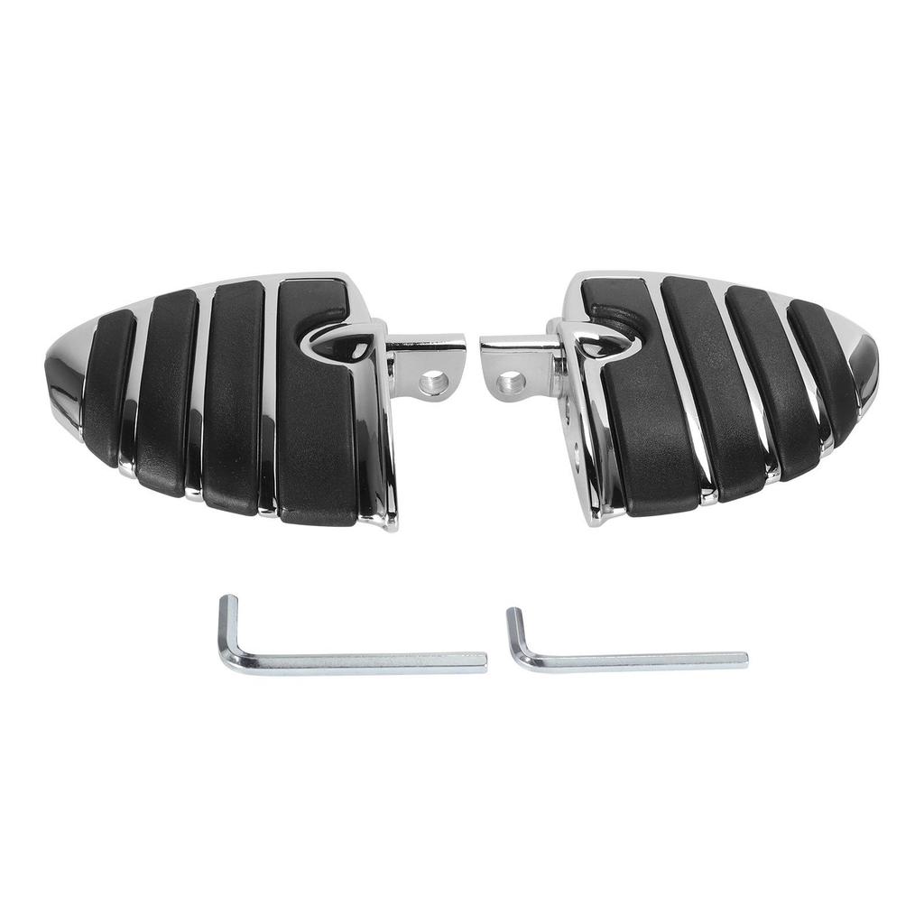 Металлические мотоциклетные подножки в форме рыбы для Harley Softail - Передние и задние