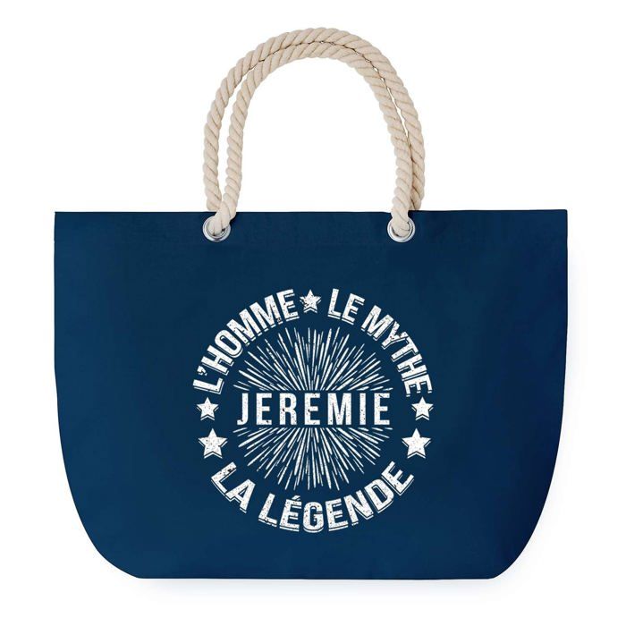 Sac de plage - PLANETEE - Jeremie Mythe Légende - anse corde - grand format - motif étoile