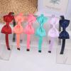 1PC Grosgrain Ribbon Hair Bows Headbands Girls Plastic Hairbands 3inch Bows Headband Children Kids Fashion Hair Aceessories