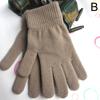 1 Pair Outdoor Unisex Winter Warm Full Finger Gloves Thickened Accessories Knitted Gloves Mittens