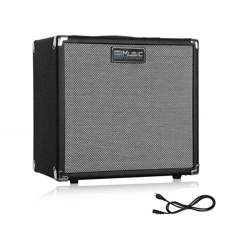 Усилитель для бас-гитары Coolmusic TS112, комбоусилитель для электрогитары и баса мощностью 30 Вт со встроенным чистым и дисторшн-овердрайвом, переключение двух тонов