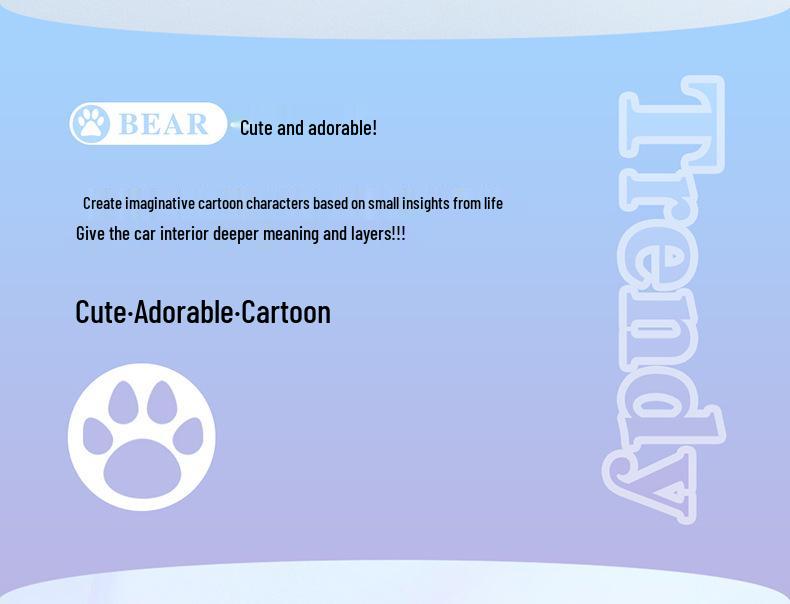 Wuling Hongguang Mini EV Leather Cartoon Car Seat Cushion