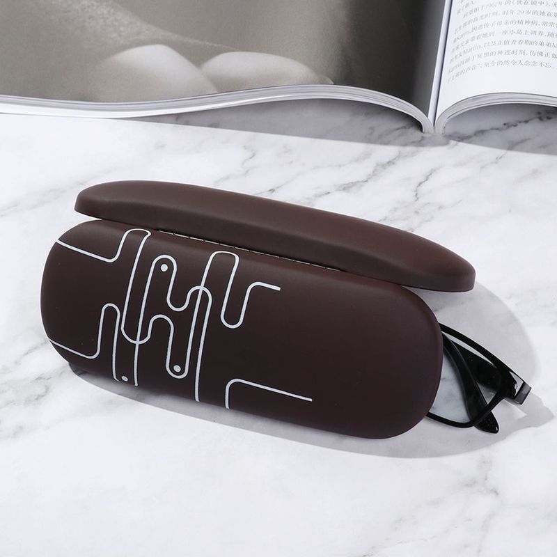 1Pcs 2019 New Fashion Men Women Kids Leather Eye Glasses Hard Shell Protector Reading Eyewear Case Portable Sunglasses Box Case