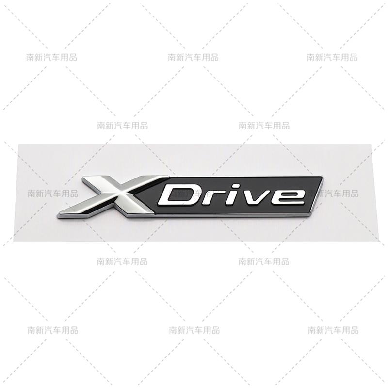 3D ABS Car XDrive SDrive Logo Emblem Badge Rear Boot E9Trunk Sticker Side Fender Decals For BMW 3 4 5 6 7 Series X1 X3 X5 X6 M3