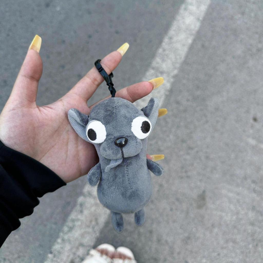 Очаровательный брелок в виде щенка чихуахуа - Черный и забавный креативный игрушечный пес - Идеальный подарок