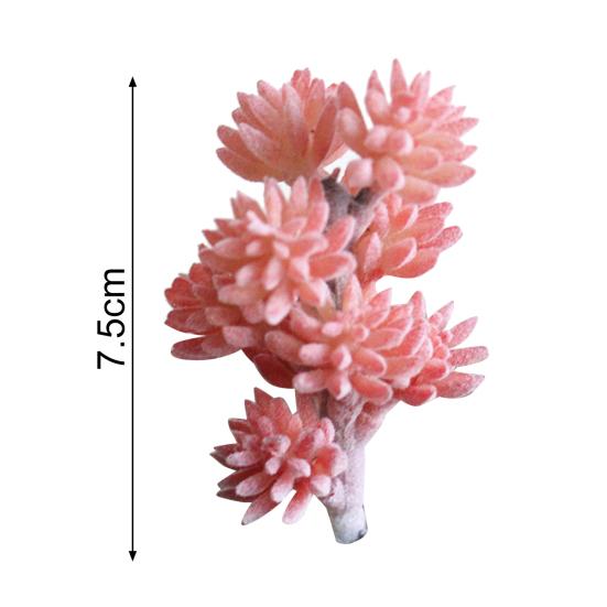 1Pc Artificial Succulent Plant Fake Mini DIY Craft Home Office Hotel Decoration