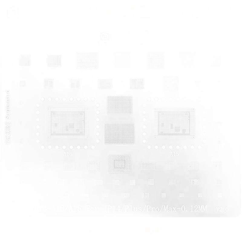 Трафарет для паяльной пасты Amaoe Yixiu IP16 для iPhone 16/Pro/Max/Среднего слоя/CPU A18
