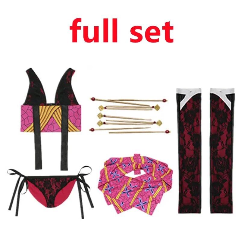 Аниме Demon Slayer Kimetsu No Yaiba Daki Косплей Костюм Головные Уборы Сексуальная Униформа Девушки Женщины Карнавальная Одежда на Хэллоуин