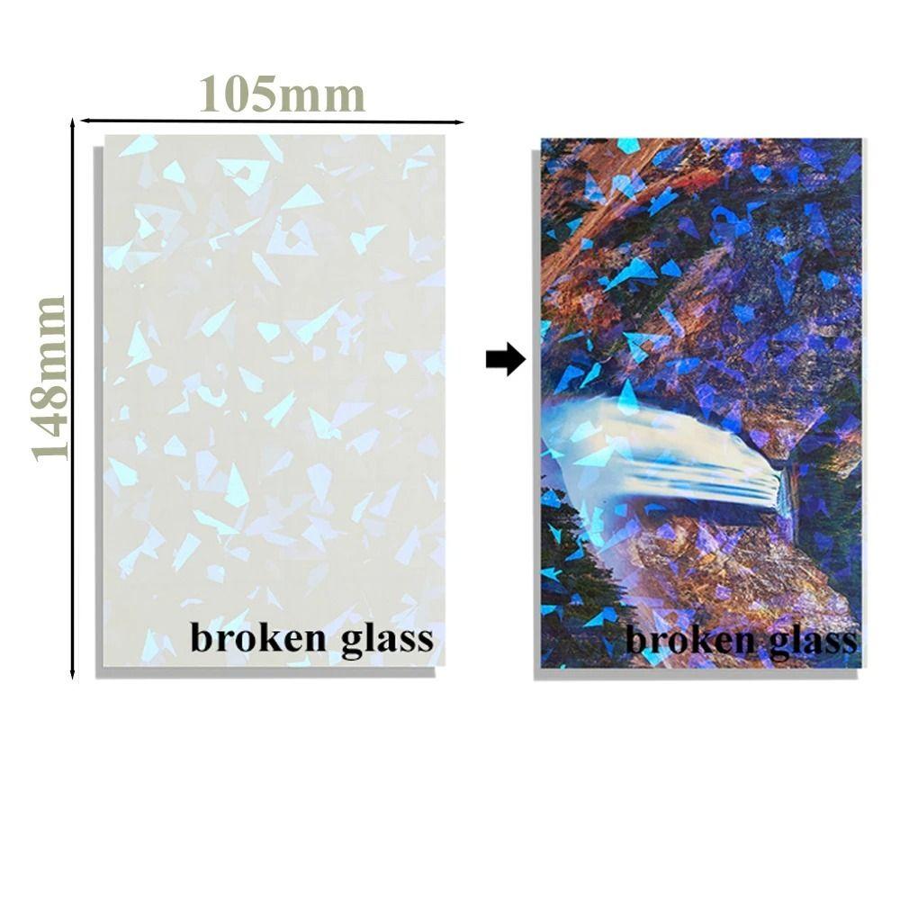 50 листов прозрачной пленки для холодного ламинирования формата A6, прочная пленка для ламинирования фотографий, упаковочная карточка своими руками