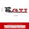 Compatible with Volkswagen GTI Golf 6/7 Evil Rabbit 3D Metal Car Sticker Logo