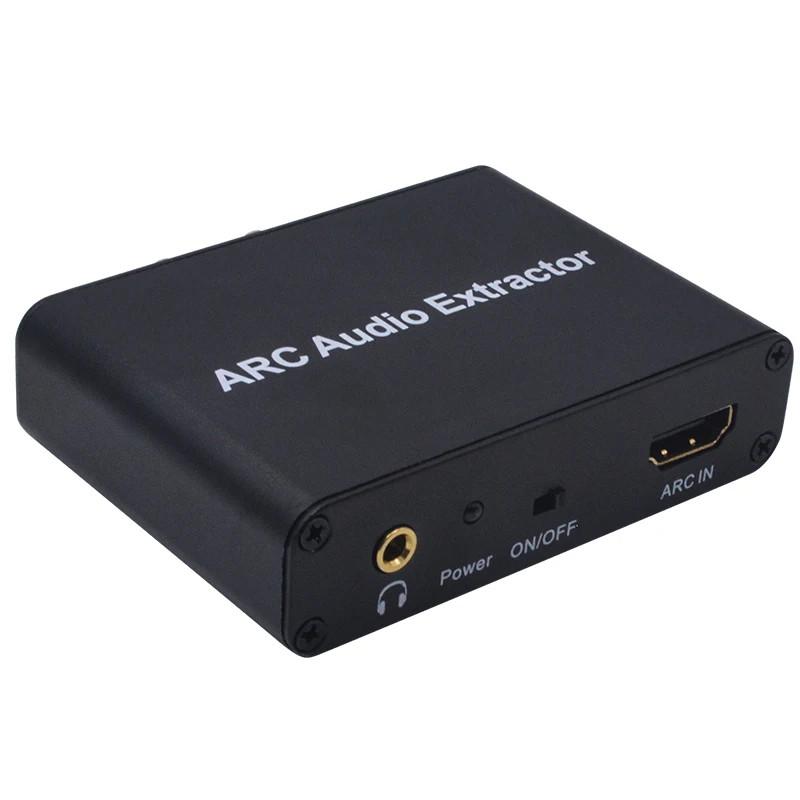 HDMI ARC Аудио Экстрактор DAC ARC L/R Коаксиальный SPDIF Джек Экстрактор HDMI Аудио Обратный Канал Преобразователь