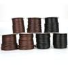 5-10meters/Roll 2.5mm/3mm/3.5mm/4mm/5mm Korean Round Waxed Cord Necklace Rope Leather Cord Thread For Jewelry Making Accessories