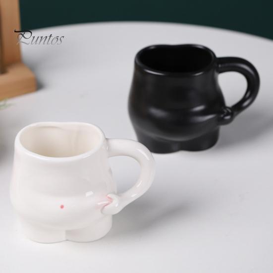 Fat Belly Coffee Mug 320ml Cute Ceramic Mug Funny Handmade Breakfast Tea Cups Novelty Tableware Housewarming Holiday Gifts