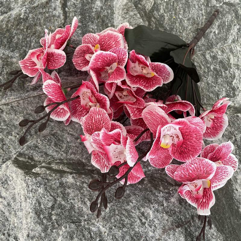 Bouquet Simulated Orchid For Wedding Decoration Home Living Room Arrangement