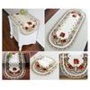 Vintage Embroidered Cloth Rectangular Wedding Table Cloth Event Party Banquet Home Decoration Table Cover CDN