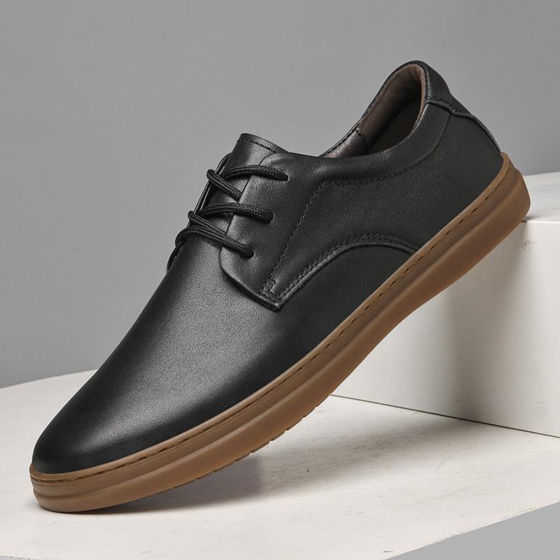 Модная весенняя новинка, мужские дышащие повседневные кеды на нескользящей подошве для улицы, с круглым носком, высококачественные, удобные мужские белые кеды на шнуровке