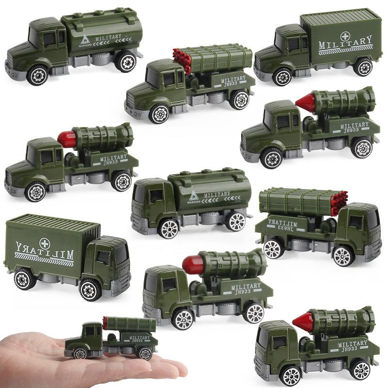 Детская игрушка, модель автомобиля из сплава, инженерный, пожарный, военный набор, экскаватор, раздвижная модель автомобиля из сплава
