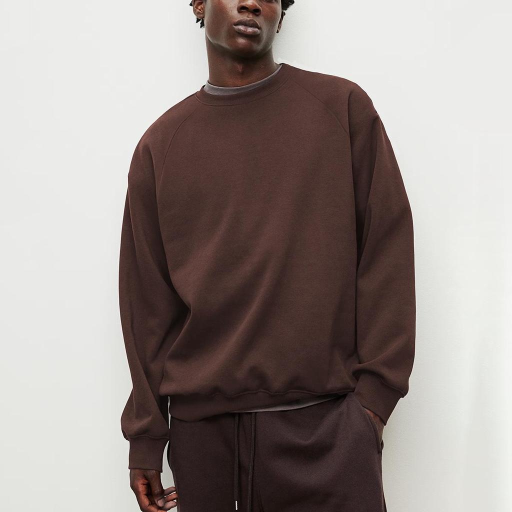 Мужская свободная повседневная толстовка-пуловер с длинным рукавом - осенне-зимняя круглая горловина, студенческий и парный стиль