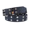 Блингблинг Глиттер Рокерский Ремень Джинсовый Ремень Готический Ремень Талия Костюмы Глиттер Рок-н-ролл для Джинсов Брюк