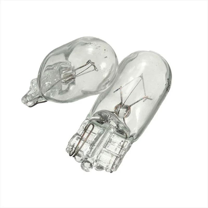 10 шт. галогенная лампа T10 W5W 194 501, цветная, яркая, боковые клинья, автомобильный светильник, источник света для салона, сигнальная лампа для приборов, автомобильные аксессуары