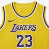Nike Майка Леброн Джеймс Icon Edition Сезон 2023/24, Los Angeles Lakers Желтый Amarillo Дети Возраст 3 7 Лет HF7716-728