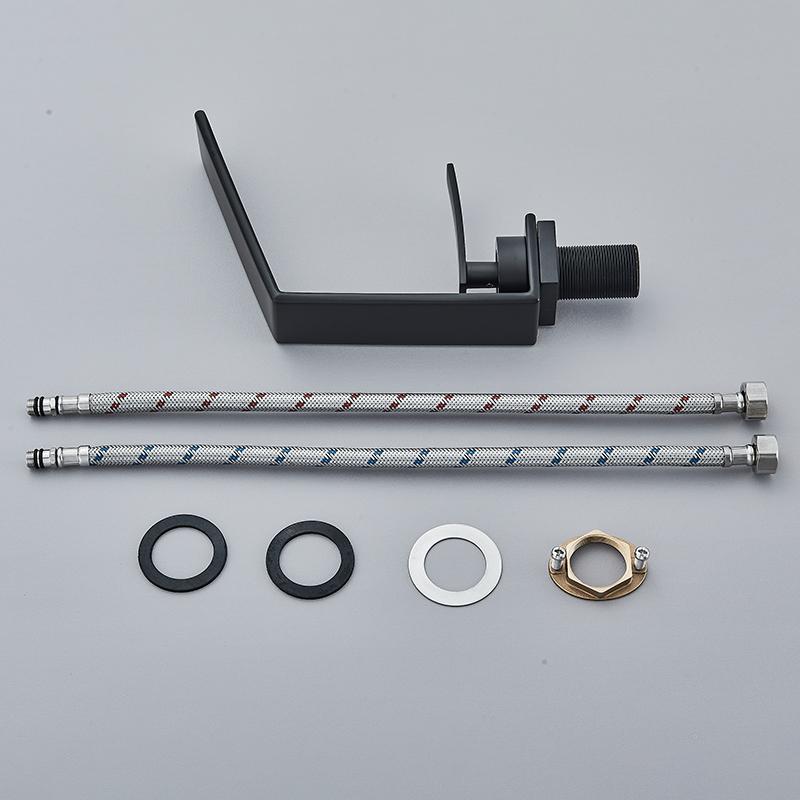 Смеситель для раковины в ванной, современный смеситель с одним отверстием, кран для горячей и холодной воды, смеситель для ванной комнаты, монтируемый на палубе, различные смесители для раковины